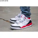 AIR JORDAN 3 RETRO FIRE RED 喬丹白紅爆裂紋高幫籃球鞋 DN3707-160男女鞋