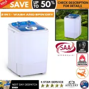 4.6KG Mini Outdoor Portable Washing Machine Top Loader Spin Camp Caravan Camping