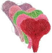LIFKICH 5pcs Heart Shaped DIY Flower Case Ornaments Box Decorations for Creative Craft Projects and Lightweight Design for Long Term Use