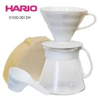 在飛比找蝦皮購物優惠-HARIO V60白色02濾杯壺組1200ml雲朵手沖壺 X