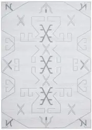 Paradise Cala Grey Geometric Rug