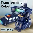 Tank Toy Car Model Robot 360° Rotating Transforming Robot Automatic Deformation