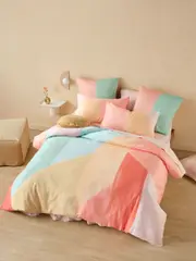 LINEN HOUSE QUINNE MULTI QUILT COVER SET