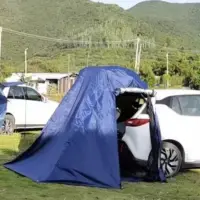 在飛比找蝦皮購物優惠-車露神器 輕便防蚊防雨透氣車尾帳 無需桿 2-3人帳 露營 