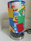 Noddy bedside touch lamp base and fabric shade with bulb