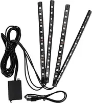VINTORKY Car Footrest Lights for Car Interior Led Mood Lights Remote and Control
