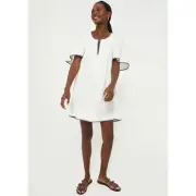 TUCKERNUCK Pomander Place White Stitch Finley Flutter Sleeve Dress NWT Size XXS