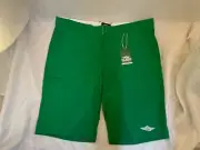 FLY GREEN DISC GOLF TOWEL POCKET PERFORMANCE SHORTS(TM) - GREEN - SIZE 36