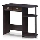 Furinno Go Green Wood Home Laptop Notebook Computer Desk in Dark Walnut