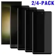 Full Cover 9H Privacy Tempered Glass Screen Protector For Samsung S23+/S23/Ultra