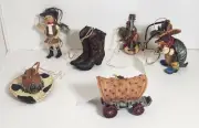 Western Themed Christmas Ornaments Hat Armadillo Wagon Boots Guitar Girl