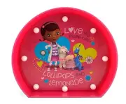 Disney Doc McStuffins Figural Pink Shape Lamp Marquee Light Hang & Desktop NEW
