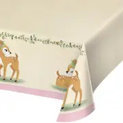 Deer Little One Paper Tablecover
