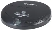Digitech Portable CD Player with 60 sec Anti-Shock Protection Includes Earphones