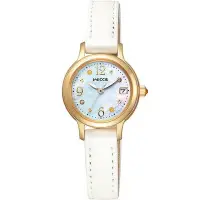在飛比找Yahoo!奇摩拍賣優惠-WICCA 白蝴蝶貝輕漾腕錶(KH4-921-90)-白色x