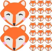 Lurrose 50pcs Fox Erasers Erasers for Kids Pencil Eraser Animals Mini Erasers Cute Erasers for Classroom Prizes - Bulk for Boys Girls - Mini School Supplies