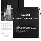 100% Blackout Shades for Windows Cover118”*59”Travel Portable Temporary