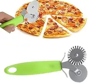 Pizza Cutter Pancake Slicer Pastry Double Roller Blade Cutter Kitchen Tools/1927