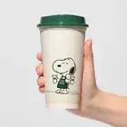 Starbucks Japan PEANUTS Snoopy 2025 Reusable Cup White 473ml Goods NEW
