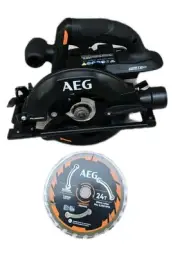 AEG 18v Brushless Circular Saw A18CS57BL0. Black Limited Edition. **GENUINE**