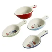 Four (4) ~ Pioneer Woman ~ FLORAL MEDLEY ~ Stoneware ~ Measuring Scoops