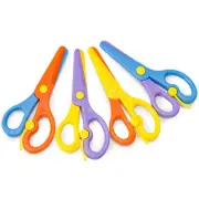 Toddler Safety Scissors - 4 PCS Blunt Tip Preschool Training Shears for Kids ...