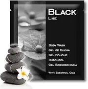 GPQ - Black Line shower gel, 400 units x 8 g, hotel equipment, with essential oils, paraben-free, for hotels, country houses, apartments, cruise ships, AirBnB, B&B, etc