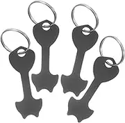 TOGEVAL 1Set Shopping Trolley Tokens with Keyrings Keychain Cart Tokens for Groceries Shopping Cart Convenient Token for Supermarkets