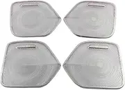 ZAPYVET Car Styling Audio Speaker Auto Door Loudspeaker Decoration Covers Stickers, for Lincoln, Corsair 2018-2020 Interior Accessories Vehicle Audio Speaker Frame(White)