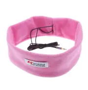 Sleep Headphones SleepPhones Headband Mask for Running 3.5 mm ultra slim - PINK