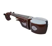 Handcrafted Indian Afghani Rabab for Folk and Classic Musical Instrument Rubab