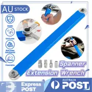 Spanner Extension Wrench Set Offset Ratchet Spanner Extender with-Adapter Socket