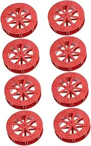 8pcs Waterwheel Accessories Fish Tank Fountain Wheel Micro Mini Landscape Wheel DIY Desktop Fountain for Home Office