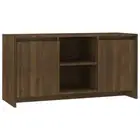 NNEVL TV Cabinet Brown Oak 102x37.5x52.5 cm Chipboard