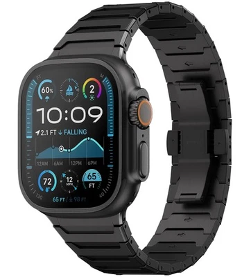 ULTIMAL Compatible with Apple Watch Ultra 2/1 Band 49mm, Pure Titanium Durable