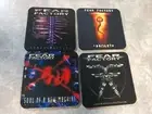 set of 4 - Neoprene Drink Coasters - Fear Factory