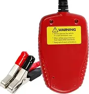 12V Load Battery Tester Accurate Vehicle Battery Tester Practical Car Analyzer Car Testing Tool for Boat Motorcycle(Gules)