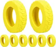 [Generic] Suitcase Wheel Covers - Anti-Noise Wheel Covers for Luggage - 8X Carry On Luggage Wheels Protector Cover, Suitcase Wheels Chair Wheel Protective Covers
