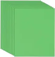 SOFPLATE 12 Sheets 12x10in Green Transfer Paper Green Heat Transfer Vinyl Spring Nature St. Patrick Decor Rectangle Glossy HTV Iron on Vinyl Bulk Sublimation Paper for Metal Tumbler T-Shirts Mug Bag