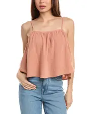 Chaser Bubble Gauze Tropical Top