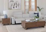 LUCIANO Leather 3.5 Seater Sofa with 2 Electric Recliners