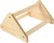 Wooden Bird Perch Rack Bite Resistant Chicken Stand for Indoor Use Parakeet and Parrot Perch Platform Enhances Home Decor and Bird Curiosity