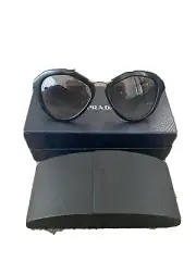 Prada Sunglasses - & Authentic PRADA SPR PR 12QS 1AB-0A7 Black/Grey Gradient