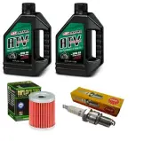 Maxima Tune Up Kit Oil Change Filter Spark Plug Fits Suzuki Quadsport LT230S