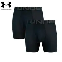 在飛比找蝦皮商城優惠-UNDER ARMOUR 內褲 6英吋 2條裝 黑色 防異味