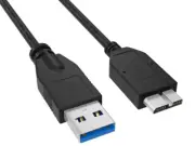 10ft USB 3.0 Type A Male to Micro B Male Cable, SuperSpeed 4.8Gbps, Double-Sh...