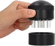 Coffee Needle Distributor, Stainless Steel Needle Coffee Stirrer with Base for Even Distribution of Coffee Powder, (51/53/58mm) Three (53MM)