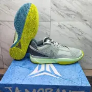 Nike Ja 1 Light Silver Granite Cyber Basketball Shoes FQ4796 003 Men's Size 8
