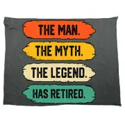 Man Myth Legend Has Retired Retirment - Funny Microfiber Gym Sports Towels Towel
