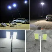 Portable Telescopic COB Rod LED Spotlight Work Light Fishing Outdoor Camping